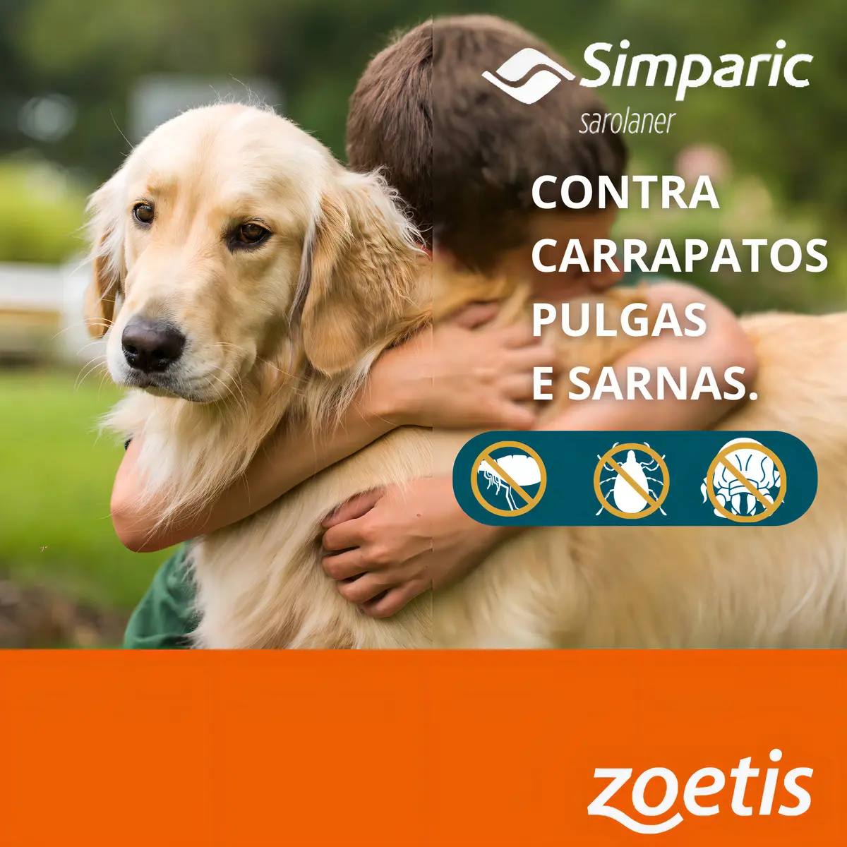 Antipulgas E Carrapatos Simparic 80mg 20,1 A 40kg - Caixa com 1 Comprimido - Zoetis - Imagem 2